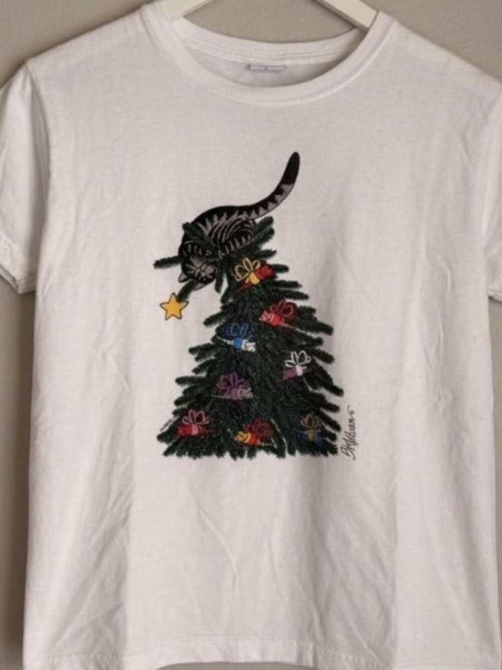 Crazy shirt B Kliban cats holiday Christmas t shirt.